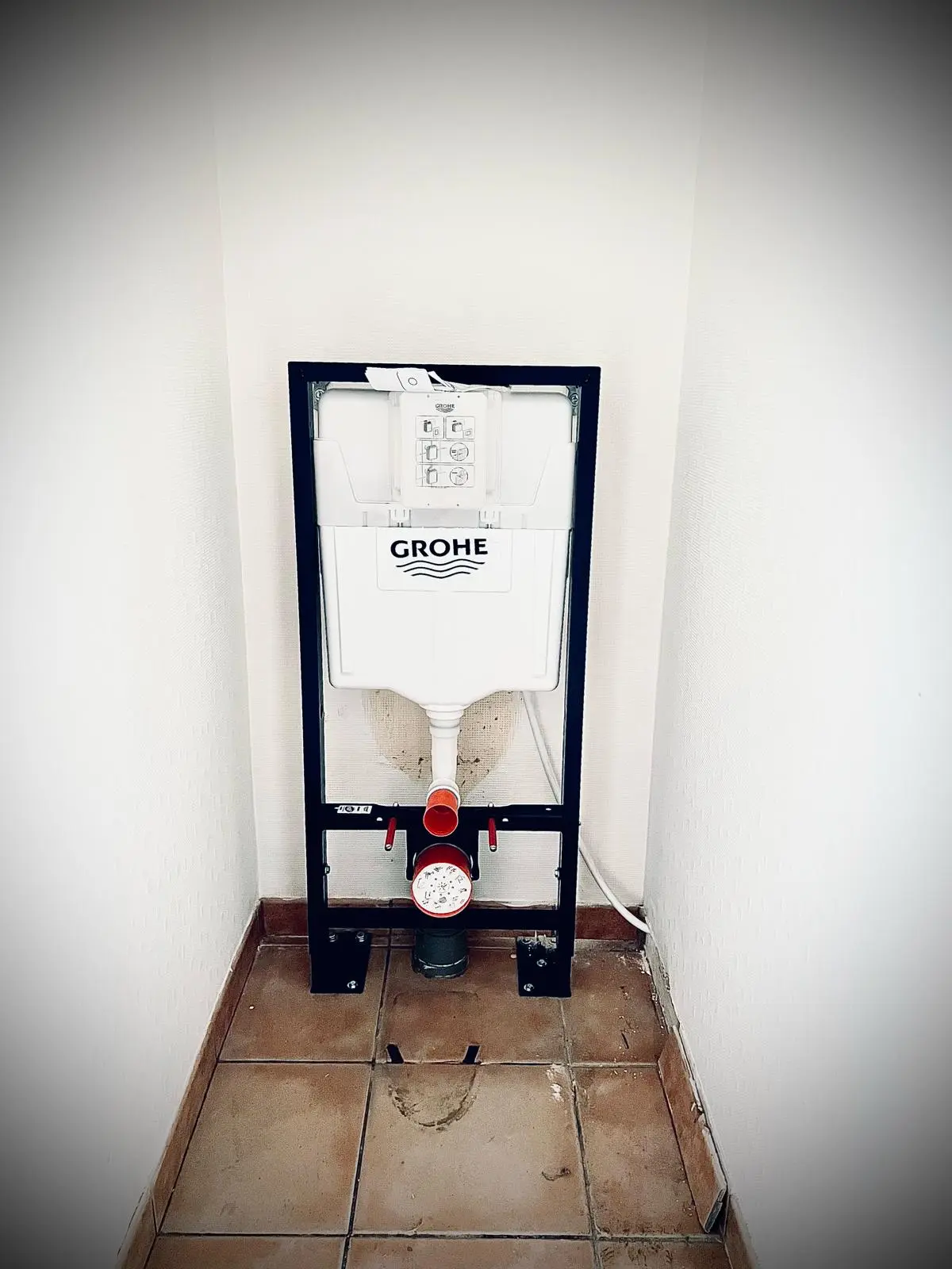WC pendant l'intervention