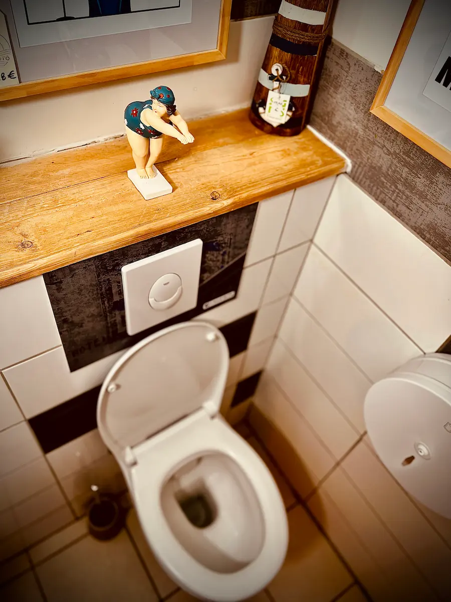 WC après intervention